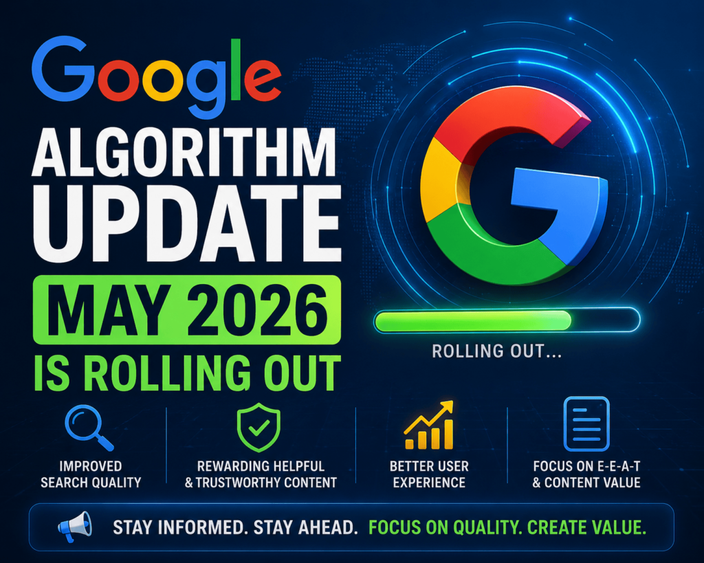 Google algorithm update May 2026